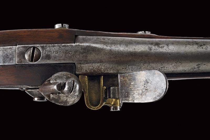 Rara Pistola a Pietra Focaia da Cavalleria An IX D'epoca Rivoluzionaria