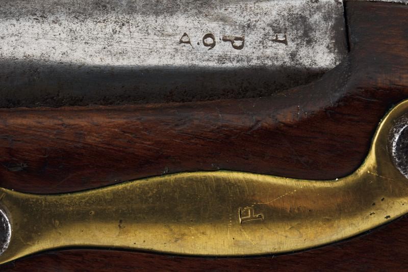 Rara Pistola a Pietra Focaia da Cavalleria An IX D'epoca Rivoluzionaria