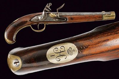 Pistola a Pietra Focaia da Cavalleria