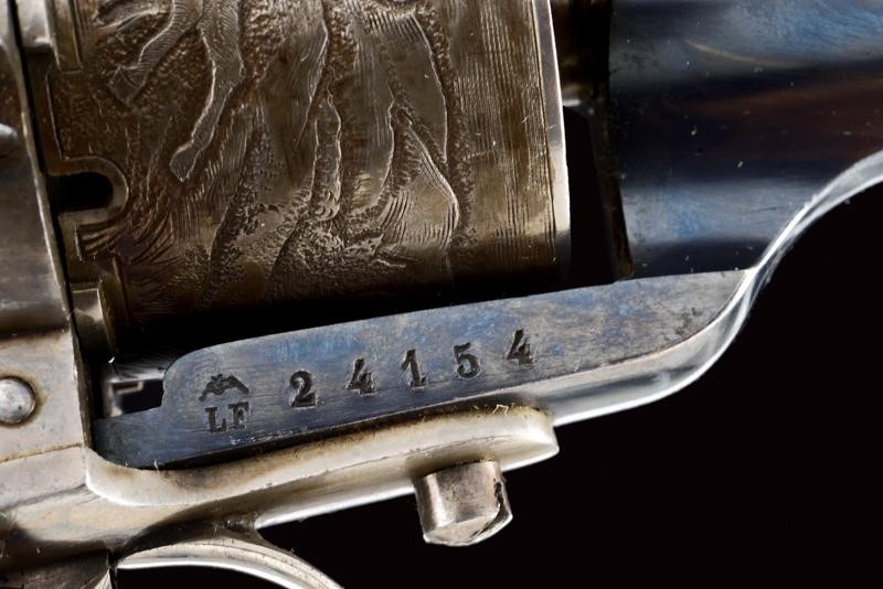 Bellissimo Revolver a Spillo Mod. 1858 Appartenuto al Generale A. Negri di Sanfront