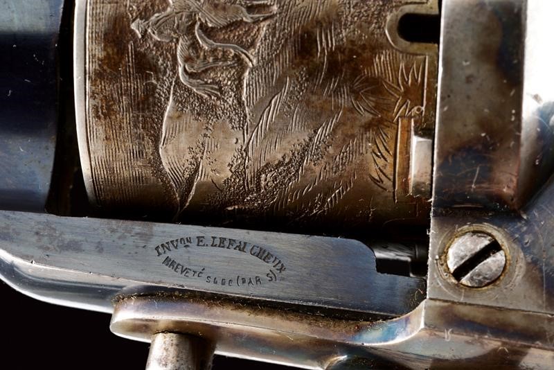 Bellissimo Revolver a Spillo Mod. 1858 Appartenuto al Generale A. Negri di Sanfront