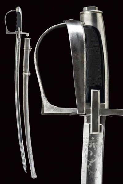 Rarissima Sciabola da Ufficiale Mod. 1855 con Elso Tornante