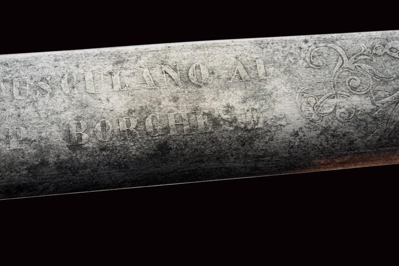 Spada da Generale della Guardia Civica Mod. 1847 Donata a P. Borghese