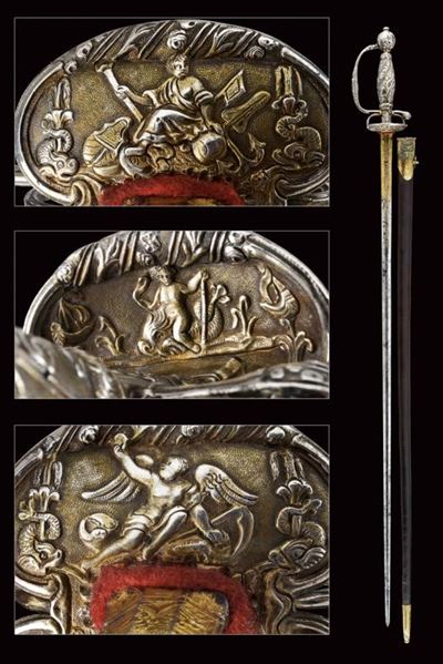 Bello Spadino con Fornimento in Argento