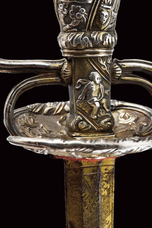 Bello Spadino con Fornimento in Argento