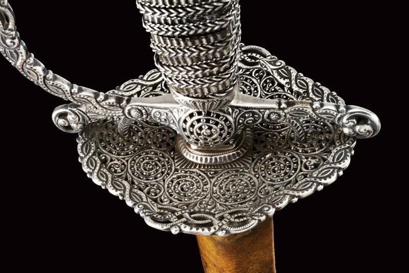Bellissimo Spadino con Fornimenti in Argento di Clark