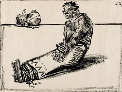 Allegoria della politica, tecnica mista su carta