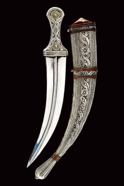 Fine Jambiya in Argento