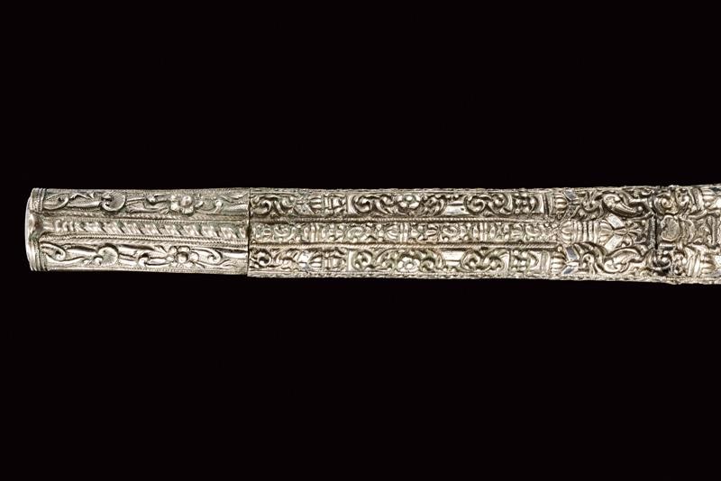 Eccezionale Pistola a Pietra Focaia in Stile Roka in Argento