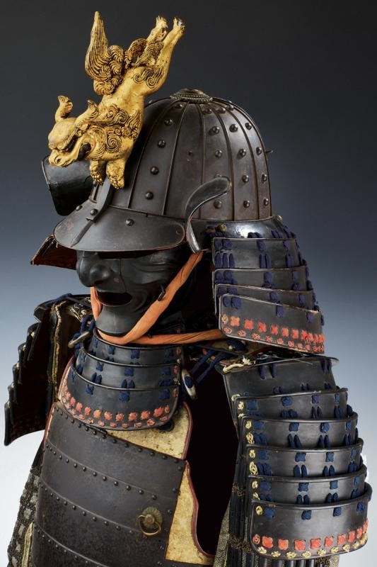 Bella Yoroi (armatura da Samurai) con Kabuto Firmato