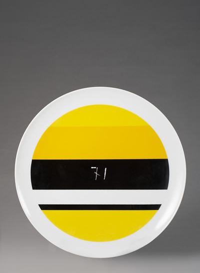 Piatto dell'anno, ceramica, d. cm 24,5, 1971