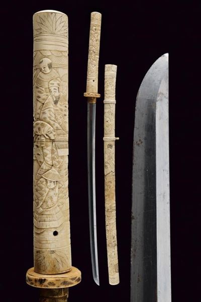 Katana con Montatura in Osso