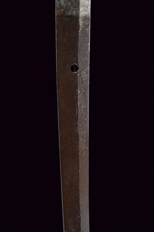 Katana con Firma Noshu Seki Ju Kane Tomo
