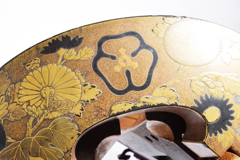 Kura (sella) da Samurai con Lacca Nashiji-makie