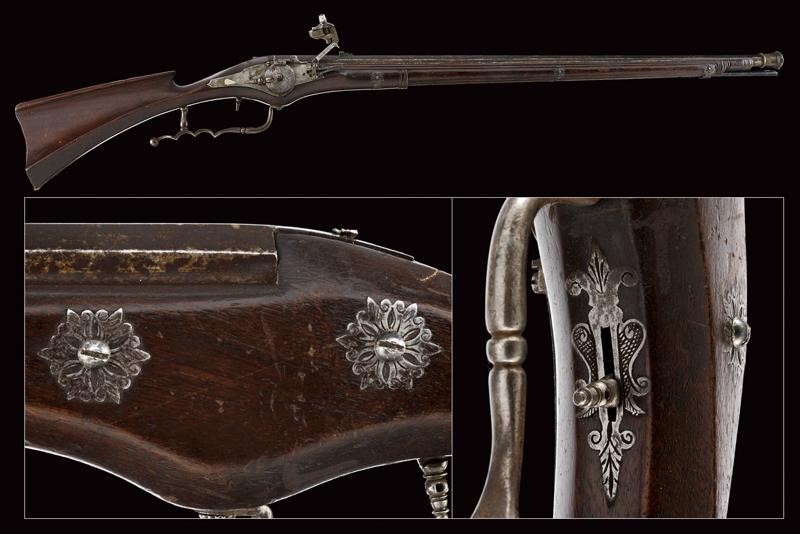 A composite wheellock arquebus 17th Century Rare and Fine Antique