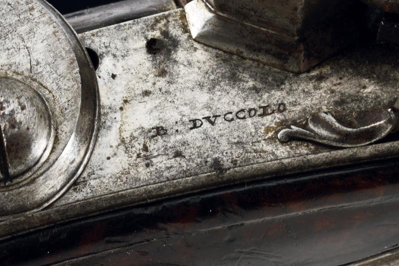 Tromboncino Scavezzo a Pietra Focaia con Firma B. Duccolo