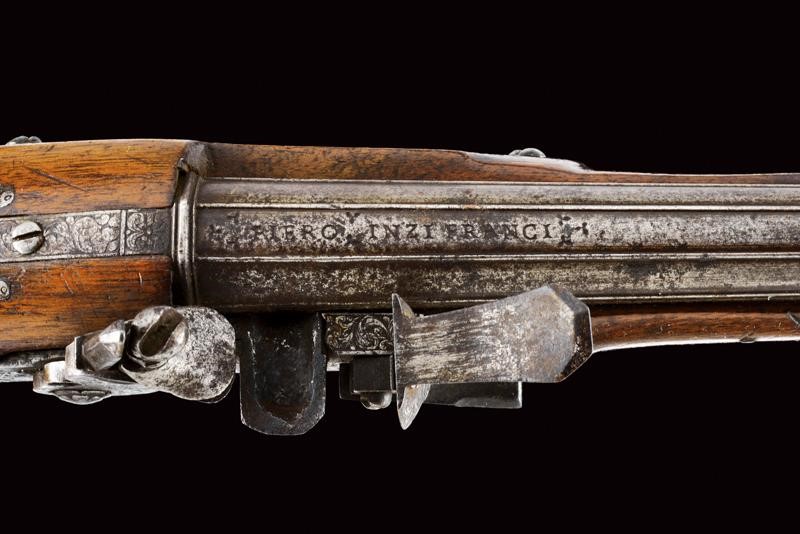 Elegante Pistola a Pietra Focaia