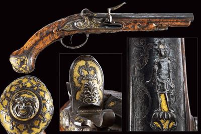 Magnifica Pistola a Pietra Focaia di Devillers