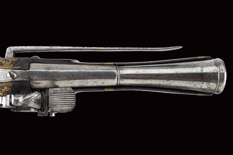 Pistola a Pietra Focaia a Trombone