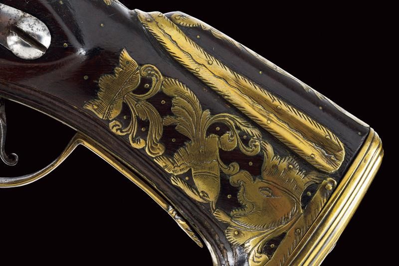 Pistola a Pietra Focaia a Trombone