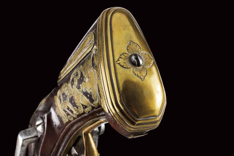 Pistola a Pietra Focaia a Trombone