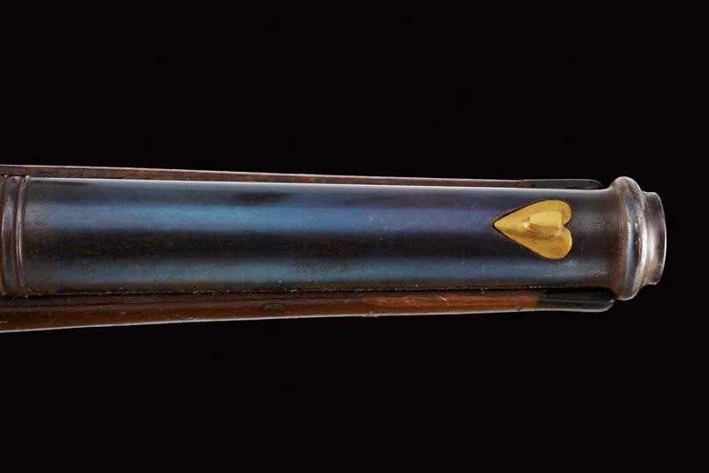 Paio di Pistole a Tamburo a Pietra Focaia