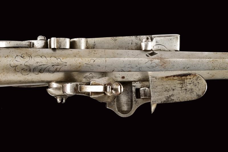 Raro Paio di Pistole a Pietra Focaia Completamente in Acciaio