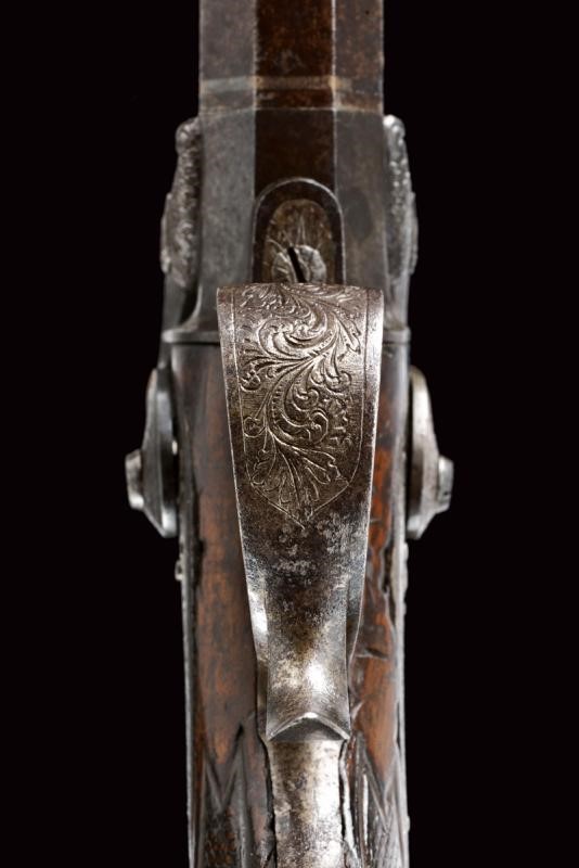 Rarissimo Paio di Pistole a Luminello a Cariche Sovrapposte di Colombo