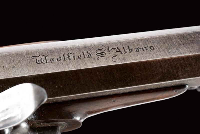 Bella Pistola a Pietra Focaia da Viaggio di Woolfield