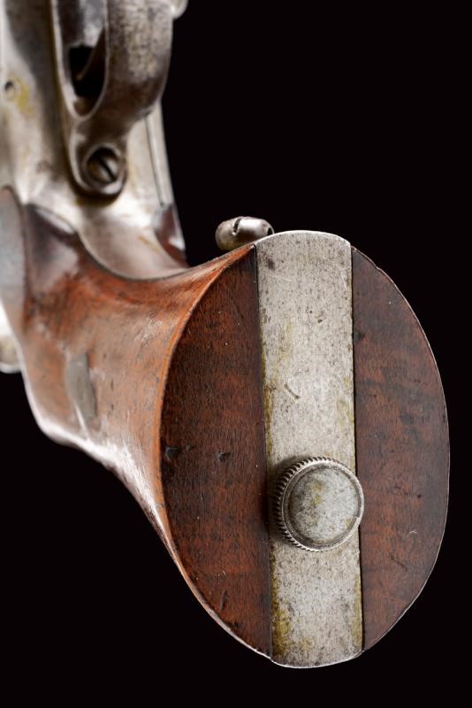 Raro Revolver le Mat a Doppia Canna a Percussione Centrale