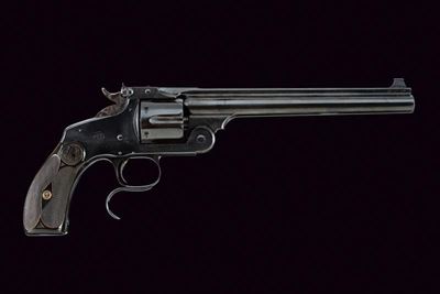 Rara S&w New Model No. 3 Single Action Revolver Appartenuta al Campione Giangaleazzo Cantoni