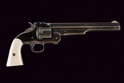 Rara S&w Model No. 3 First Model Single Action Revolver "american"
