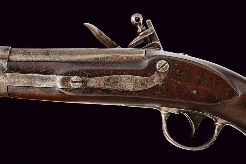 Interessante Pistola a Pietra Focaia D'ordinanza Mod. 1836 di R. Johnson
