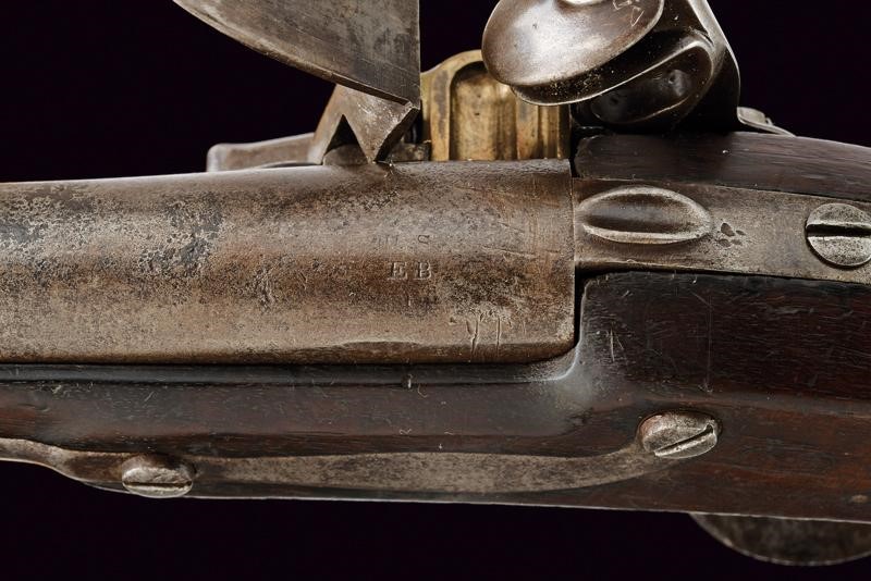Interessante Pistola a Pietra Focaia D'ordinanza Mod. 1836 di R. Johnson