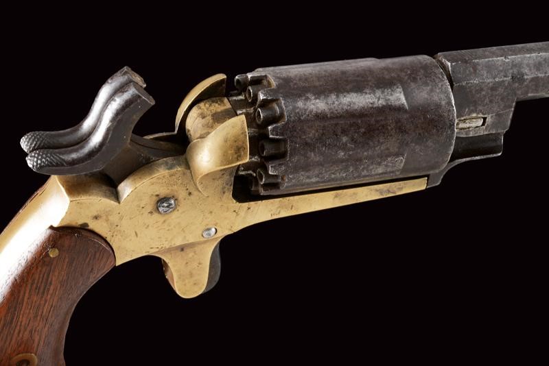 John Walch Ten-shot Double Hammers Pocket Revolver