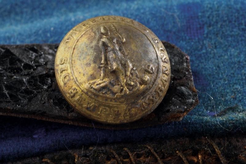 Raro Kepi da Truppa di Fanteria Confederata del Texas