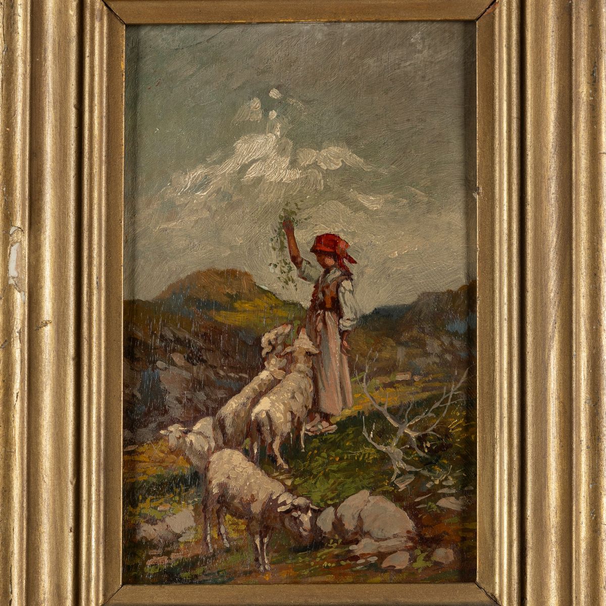 Scuola del Secolo XIX - La Pastorella