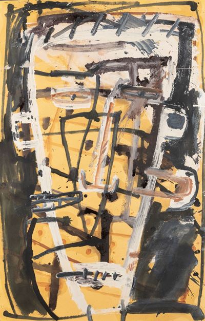 Senza titolo (olio su carta, 1984)