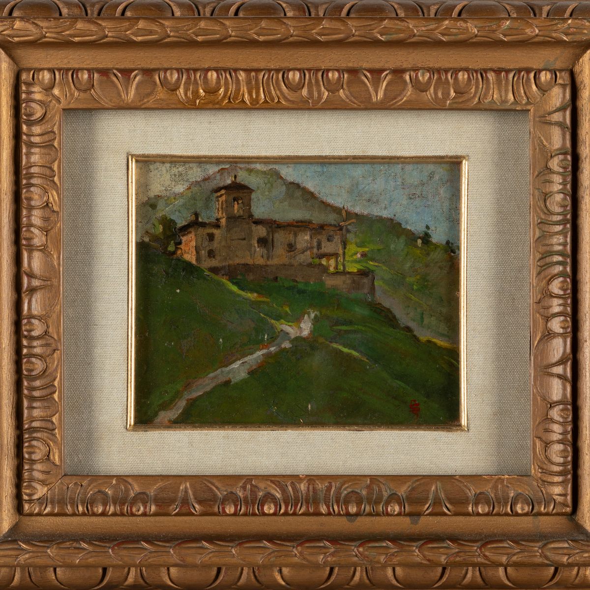 Giuseppe Picardi - Mattino a San Gottardo, Gandino