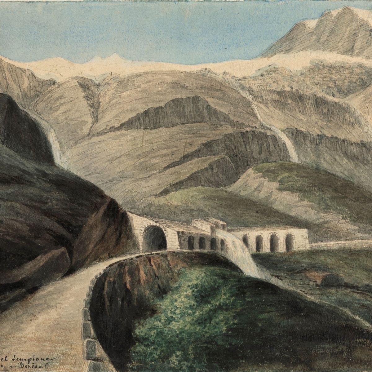 Felice Muletti - Giogo dello Stelvio; Strada del Sempione; Ospizio di Valdobbia
