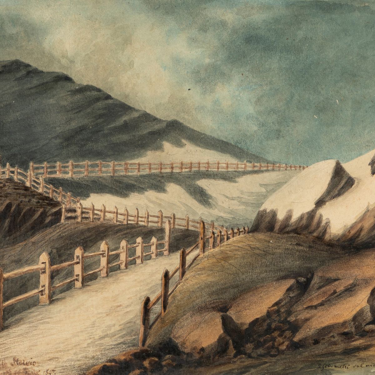 Felice Muletti - Giogo dello Stelvio; Strada del Sempione; Ospizio di Valdobbia