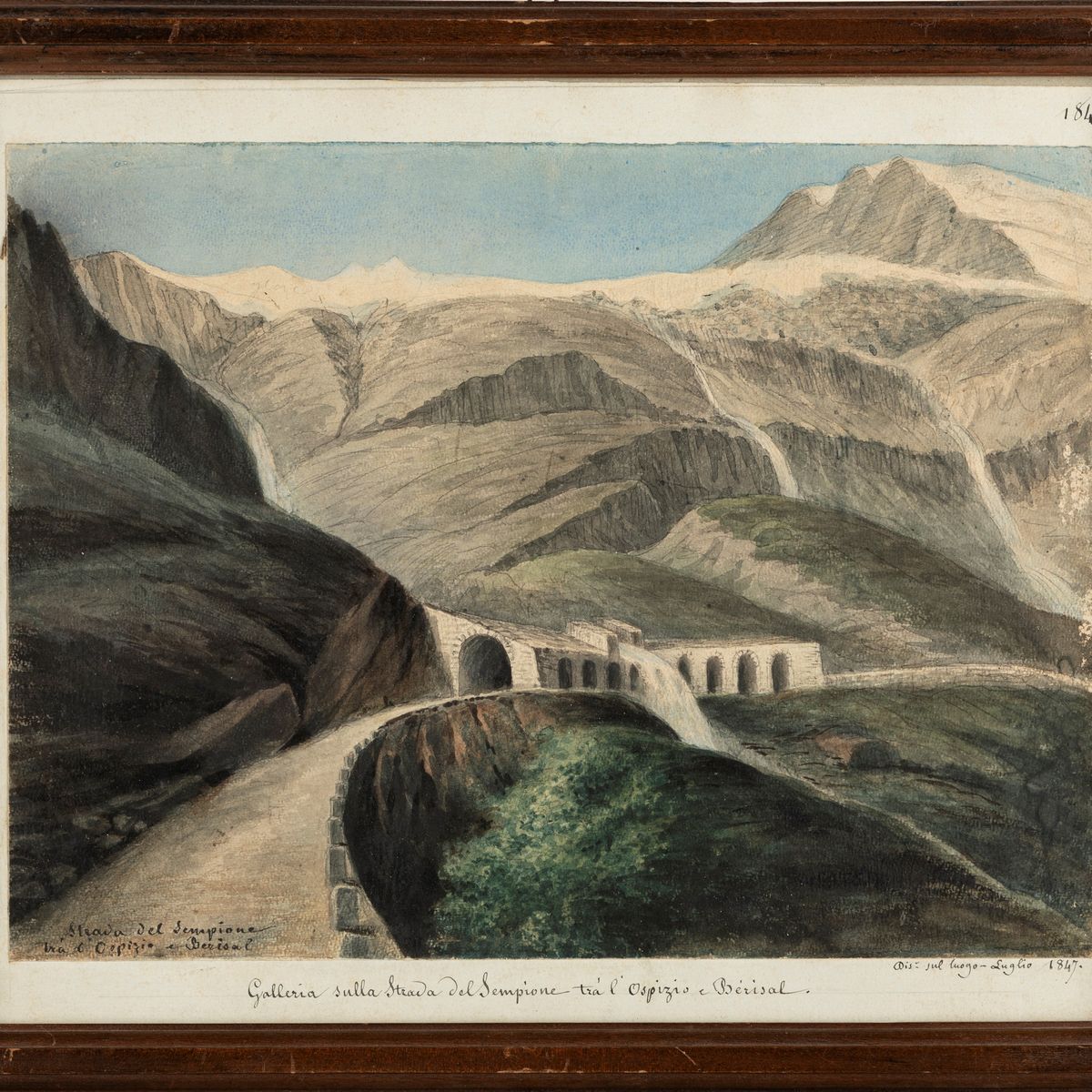 Felice Muletti - Giogo dello Stelvio; Strada del Sempione; Ospizio di Valdobbia