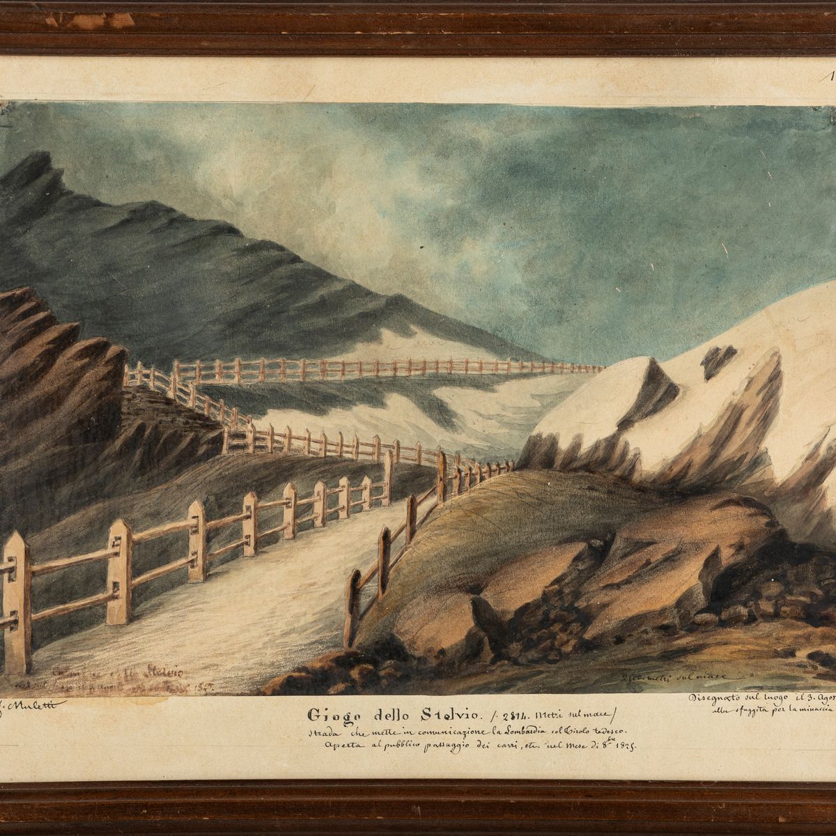 Felice Muletti - Giogo dello Stelvio; Strada del Sempione; Ospizio di Valdobbia