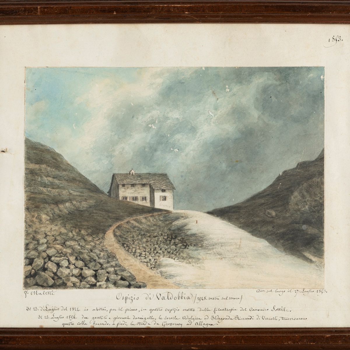 Felice Muletti - Giogo dello Stelvio; Strada del Sempione; Ospizio di Valdobbia