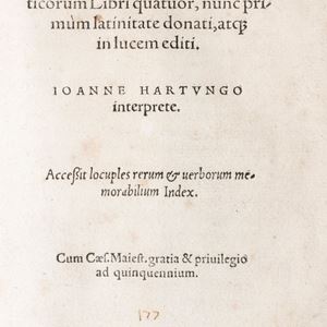 Apollonio Rodio - Argonauticorum Libri quatuor