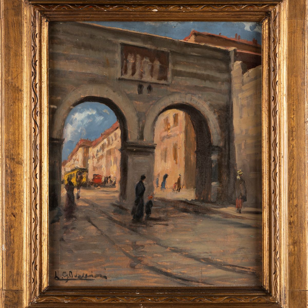Luigi Giovanni (gino) Barbieri - Archi di Porta Nuova a Milano