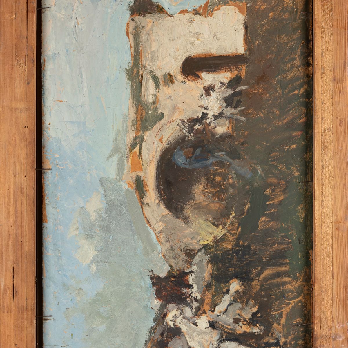 Romualdo Locatelli - Ritratto Femminile (fronte); Paesaggio Tunisino (retro)