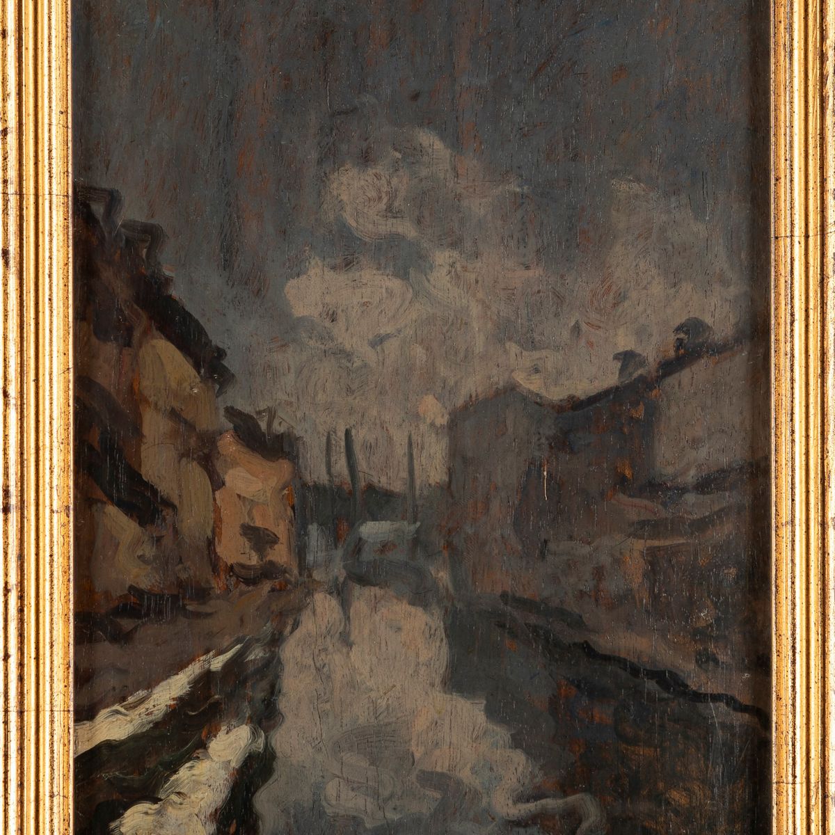 Achille Cattaneo - Naviglio a Milano