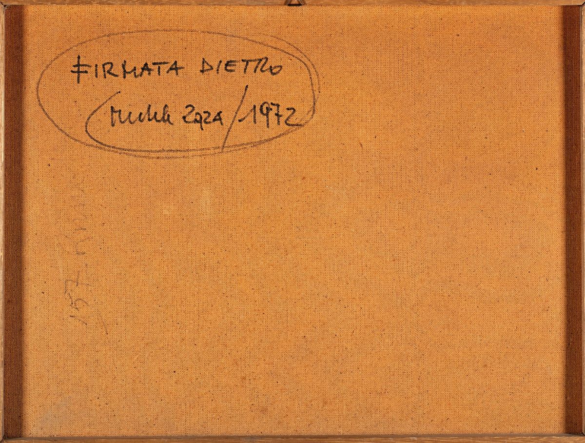 Michele Zaza - Dopo Lidice, 1972, carta fotografica applicata su panforte