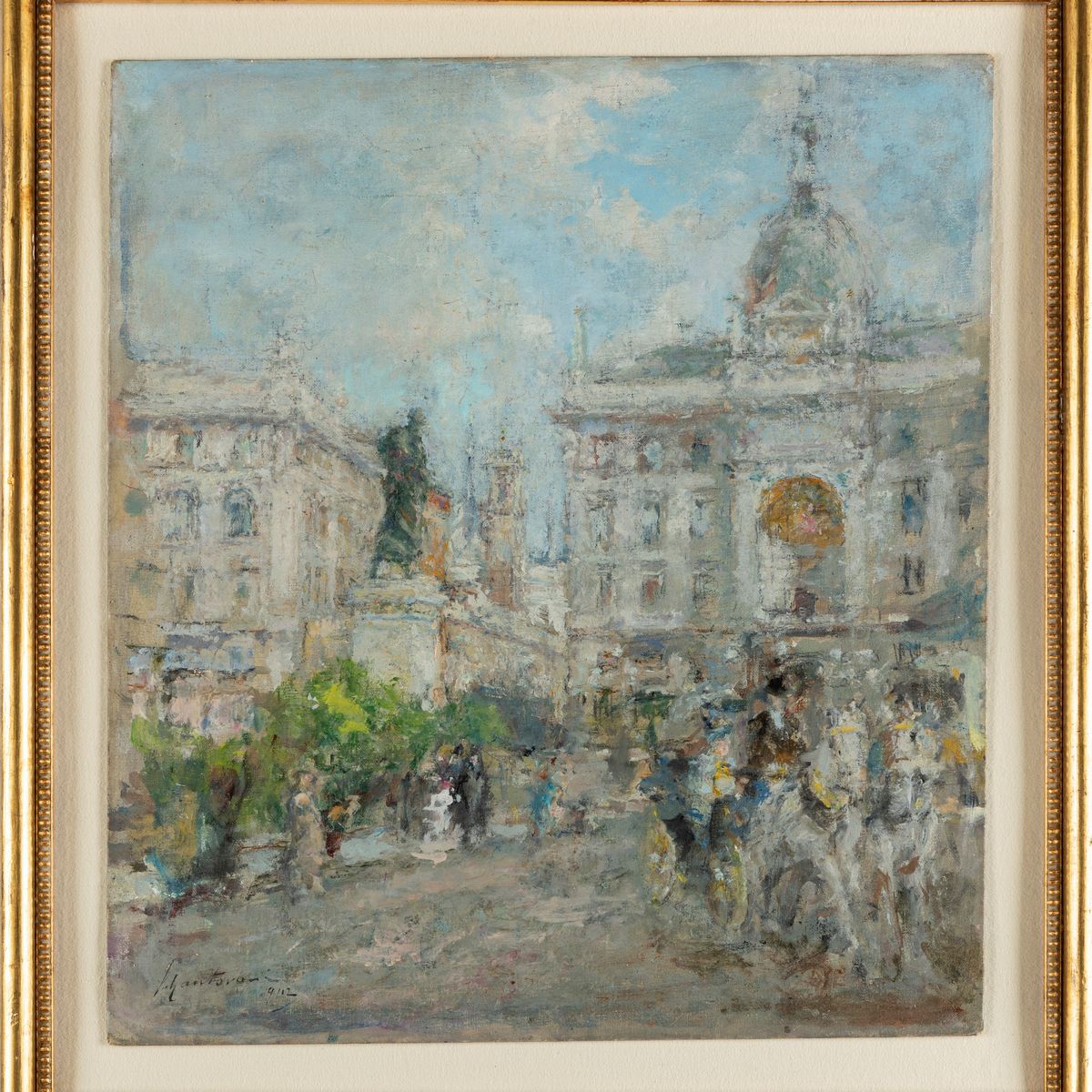 Luigi Mantovani - Milano, Piazza Cordusio